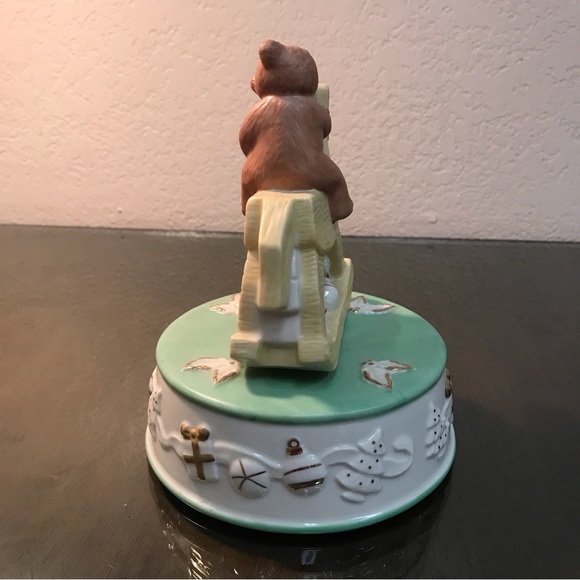 Musical  “The First Noel” 🎶 Teddy Bear on a Rocking Horse - Picture 4 of 7